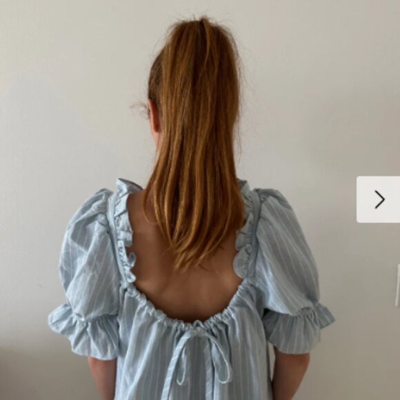 Stone Cold Fox Blue Baby Doll Dress - Picture 2 of 5